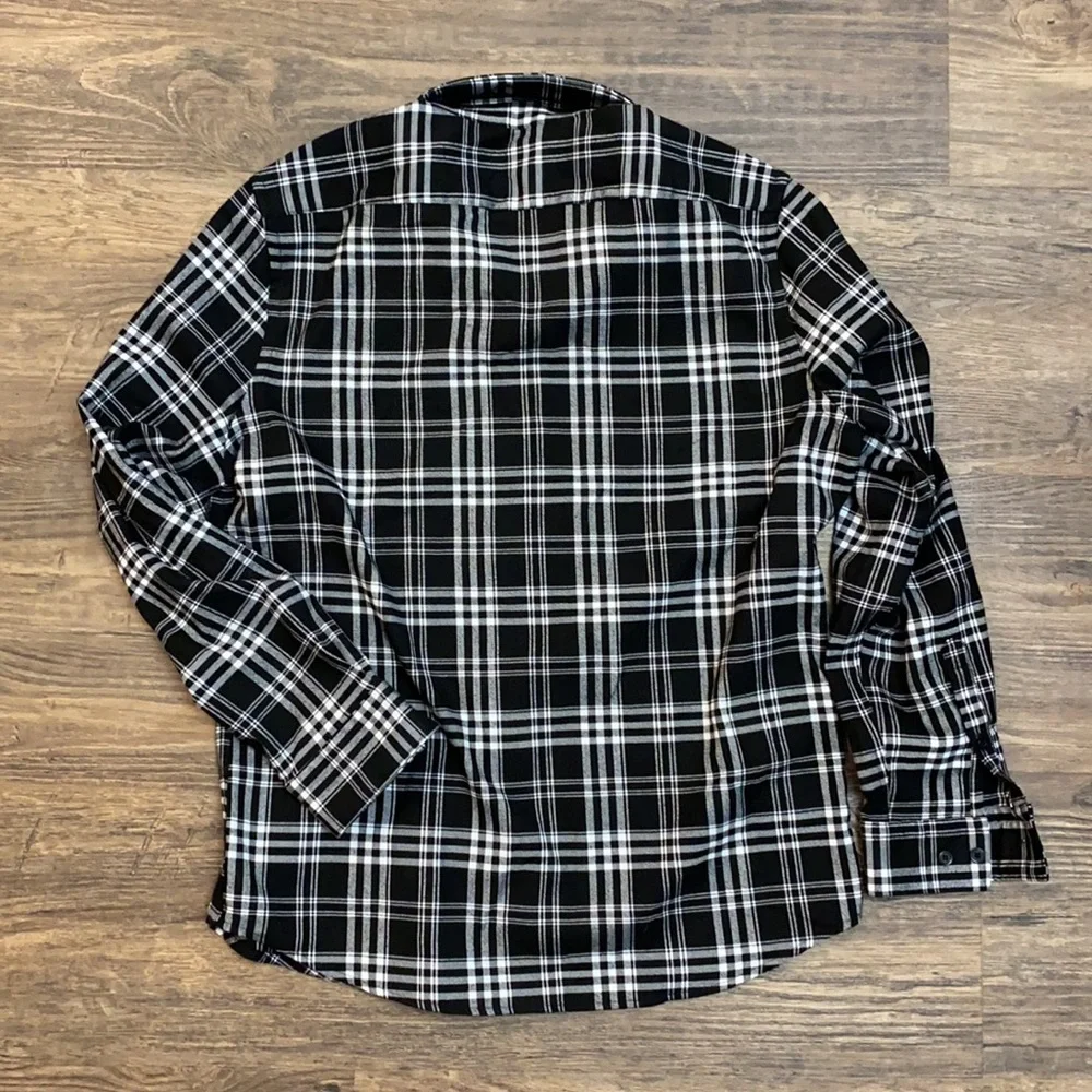 Men’s Express Plaid Button Down - Picture 3 of 5